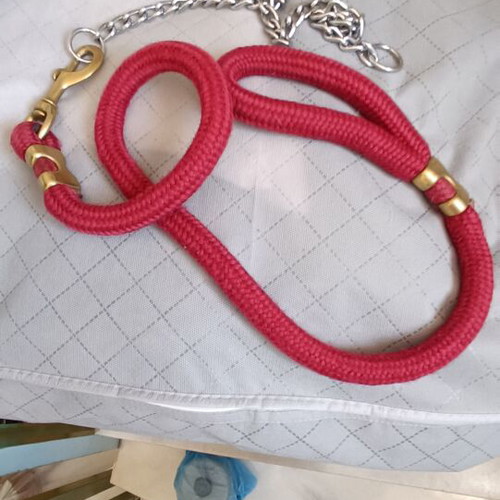 Dog leash 110+70cm like new