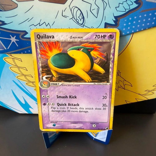 Quilava 36 Delta Species Pokemon TCG card used