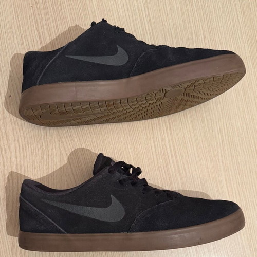 Nike SB Suede sneakers size 44.5 like new, black and beige