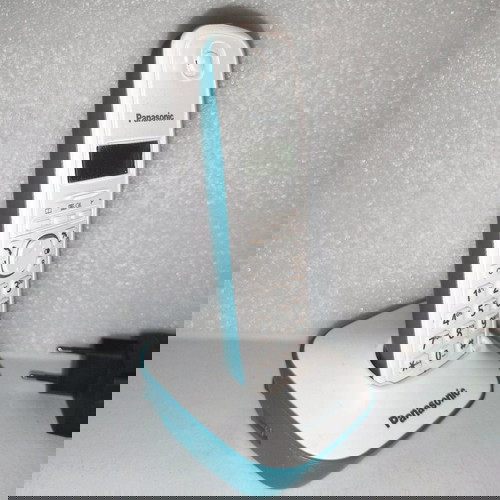 Ασύρματο τηλέφωνο Panasonic KX-TGA161EX μεταχειρισμένο, τιρκουάζ