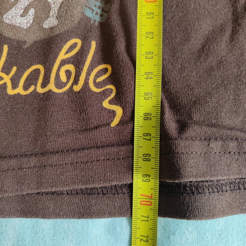 T-shirt Zoo York 00s genuine used, size Large, brown