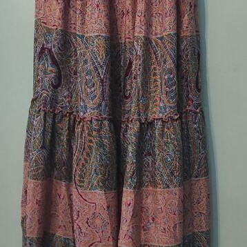 Maxi boho dress new, turquoise multicolor