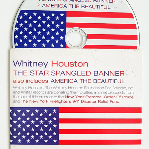 Whitney Houston The Star Spangled Banner CD като нов