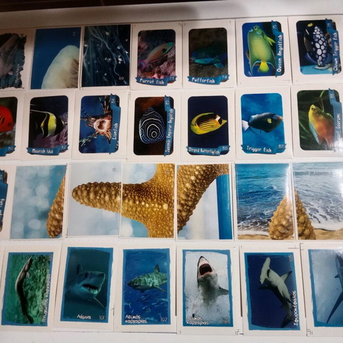 Madmax Ocean World The World of the Deep 80 used stickers