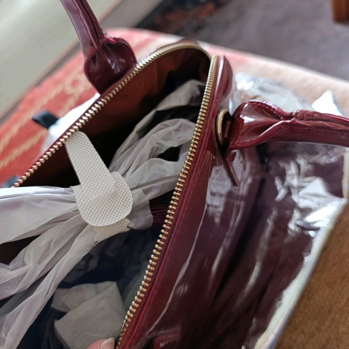 David Jones women's red handbag new with tags