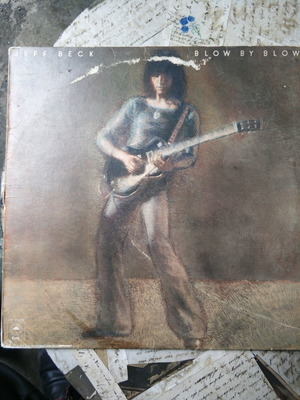Jeff Beck Blow By Blow LP record used, rock, 1975