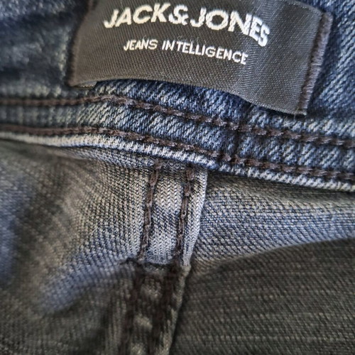 Jack & Jones Tim Slim Straight jeans used, blue, size L