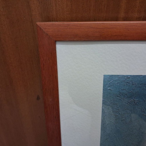 Decorative frame like new with printed artwork 73×54