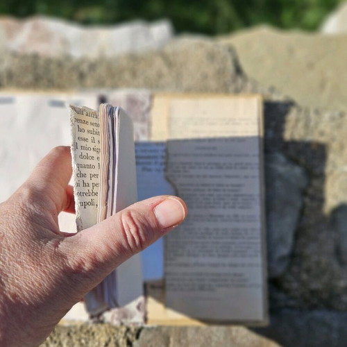 Handmade notebook from 1910 French commerce manual like new