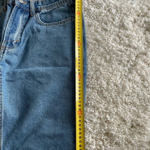 Men’s denim shorts size 28 like new, blue Sinsay