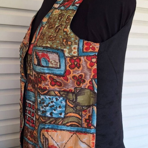 Vintage patchwork vest Phool new, colorful boho style