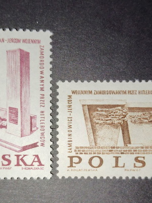 Пощенски марки Полша 1967 серия неизползвани
