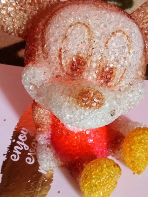 Mini Mouse and Donald Duck Family used decorative lights