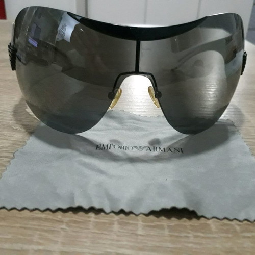 Emporio Armani women's mask sunglasses used