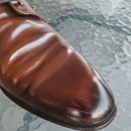 Guy Laroche Dress Shoes Like New, Brown, Size 43
