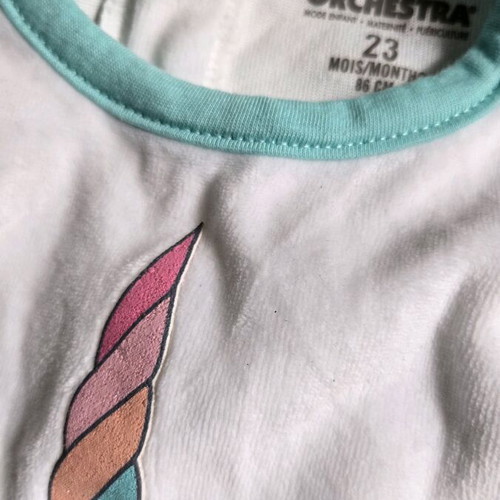 Velvet baby rompers new, 12 and 24 months, Orchestra