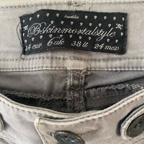 Berska gray fitted women's pants used, size S