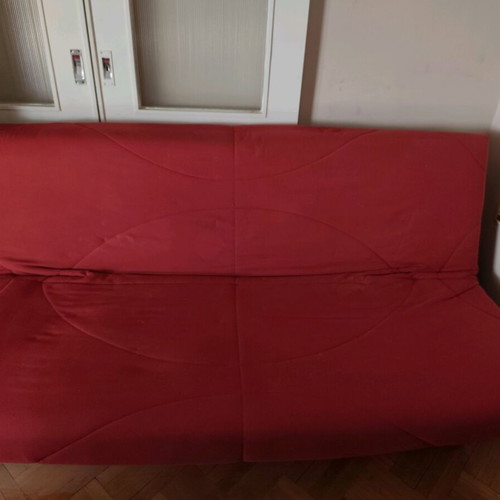 Double sofa bed with storage space like new
