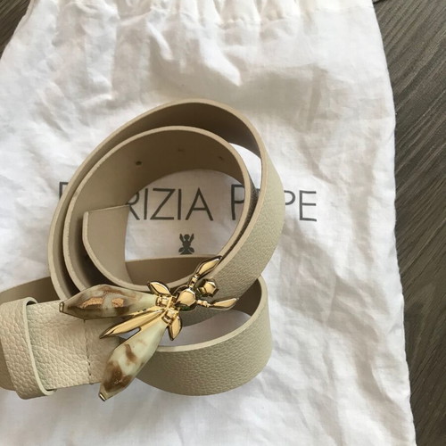 Patrizia Pepe leather belt size S, beige