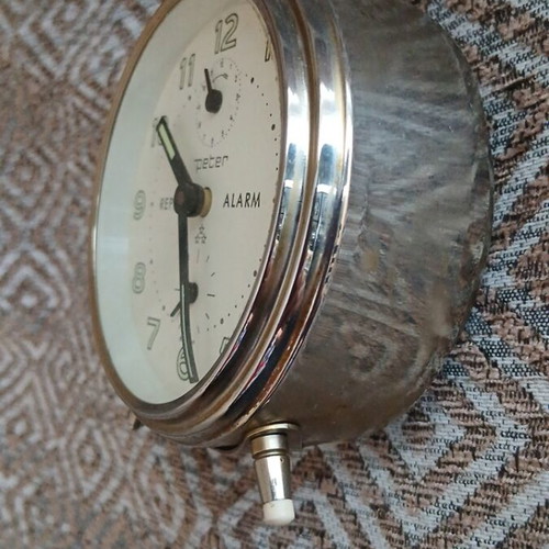 Vintage Peter Repeat Mechanical Alarm Clock like new