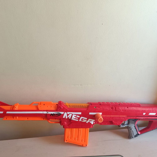 Nerf Mega blaster used, missing bipod and darts