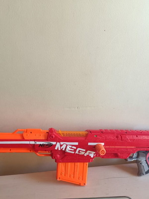 Nerf Mega blaster used, missing bipod and darts