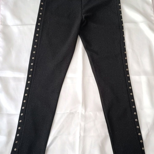 Dizeta S black leggings with studs like new