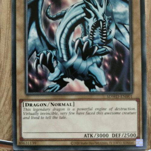 Blue Eyes White Dragon set like new with extras gifts in cases