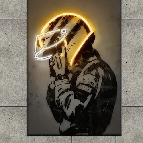 Motorcyclist poster new, medium size