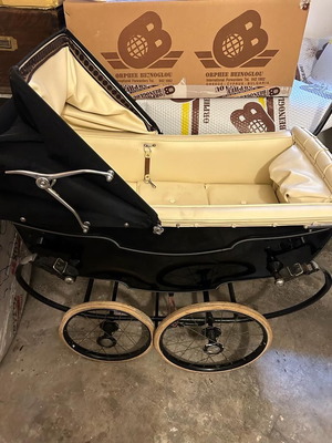 Vintage baby stroller 1950 used, England