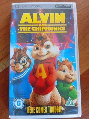 PlayStation PSP UMD Alvin and the Chipmunks movie used, all region