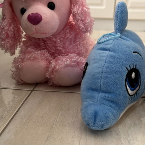 Stuffed toys like new, pack of 6 pieces
