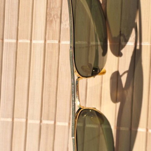 Ray Ban Caravan sunglasses vintage used, made in USA by Bausch and Lomb