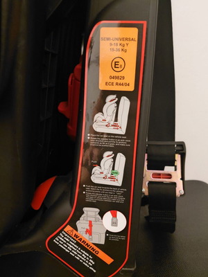 Isofix child car seat