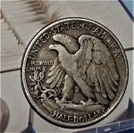 1944 Η.Π.Α ½ Δολάριο,Walking Liberty Half Dollar .##5