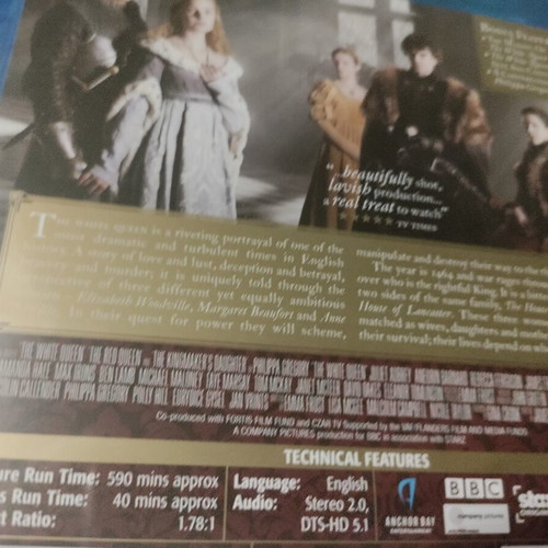 White Queen Blu-Ray complete series new