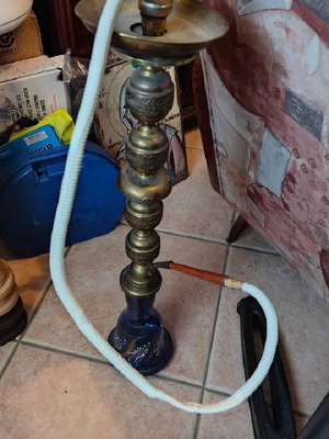 Hookah used, hose may need replacement