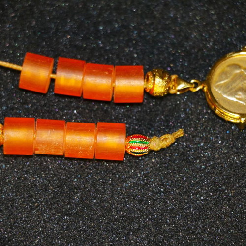 Begleri Konstantinos Kanaris amber with 24K gold handmade, INDICO JEWELLS