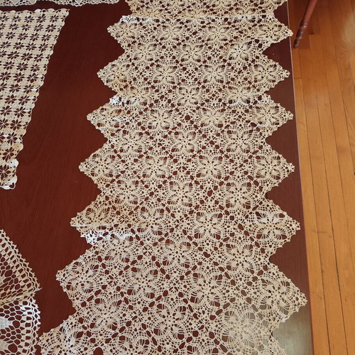 Handmade knitted set like new