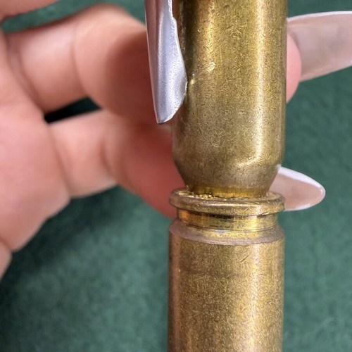Handmade pen from bullet casings used
