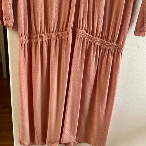 Benetton pink dress size S with bolero-style sleeves