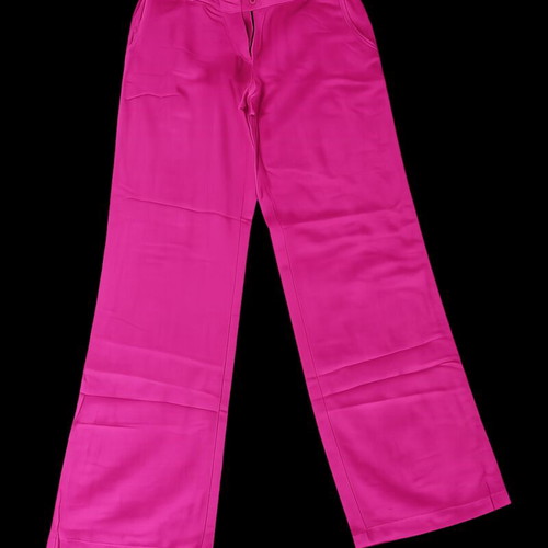 Toi&Moi pink pants used, size M 38 10, linen, fuchsia