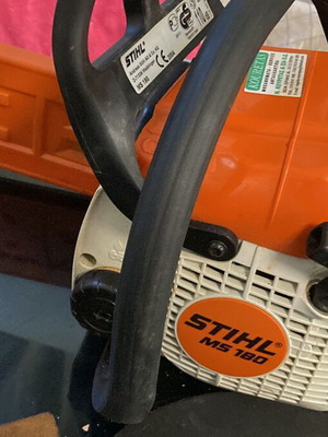 STIHL MS 170 αλυσοπρίονο, πακέτο με χορτοκοπτικό και αντλία υγρών 93 cc