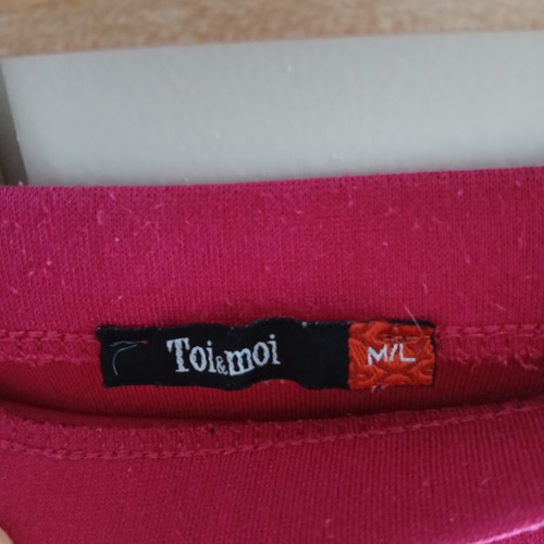 Toi&Moi elastic skirt used, size medium, pink