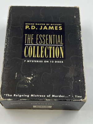 P.D. James The Essential Collection DVD box set used, 7 mysteries on 12 discs