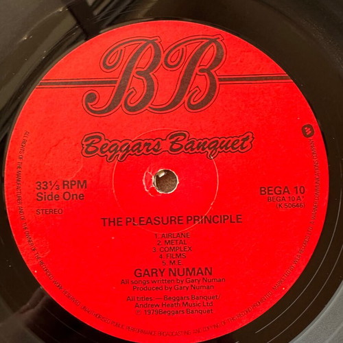 Gary Numan The Pleasure Principle LP used, pop