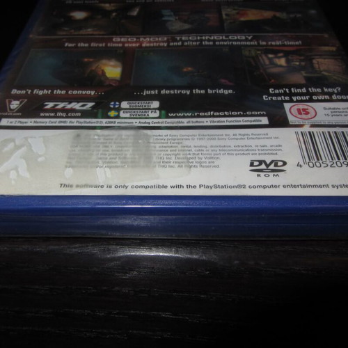 Red Faction Sony PlayStation 2 παιχνίδι καινούργιο σφραγισμένο
