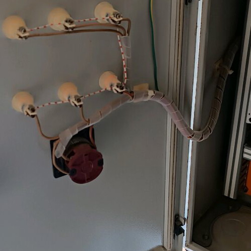 Water pump panel used for three-phase pump with protections