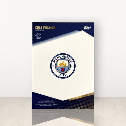 Cole Palmer RC Topps Manchester City FC card like new