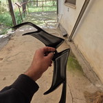 Motorcycle modification front wing new